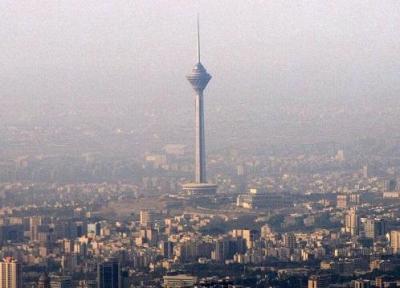 افزایش موقتی آلودگی هوای تهران، بارش و کاهش دما در خاتمه هفته